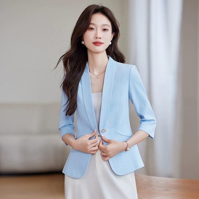 Летняя тонкая классическая пиджак-смокинг для отдыха, slim fit