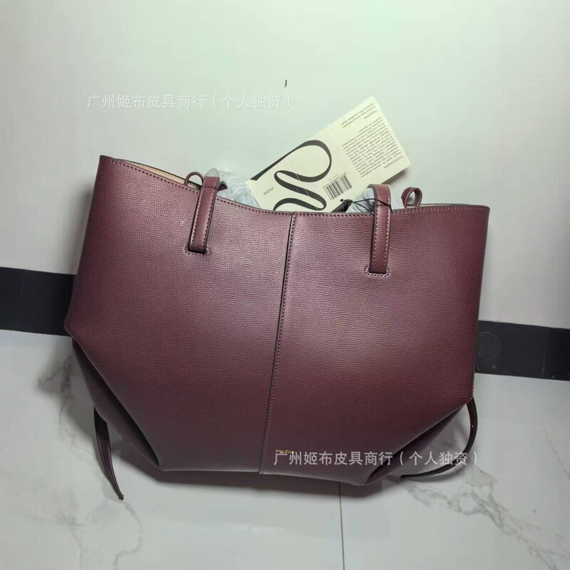25 New Polen Tote Bag Women's Fashion Handbag High-Quality Genuine Leather Large Capacity Simple Shoulder Crossbody Bag
