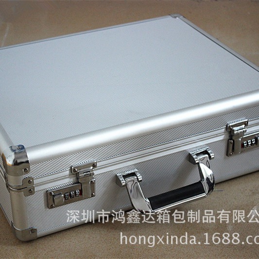 大号铝合金箱 密码箱 仪器展示箱 手提收纳 五金工具箱包