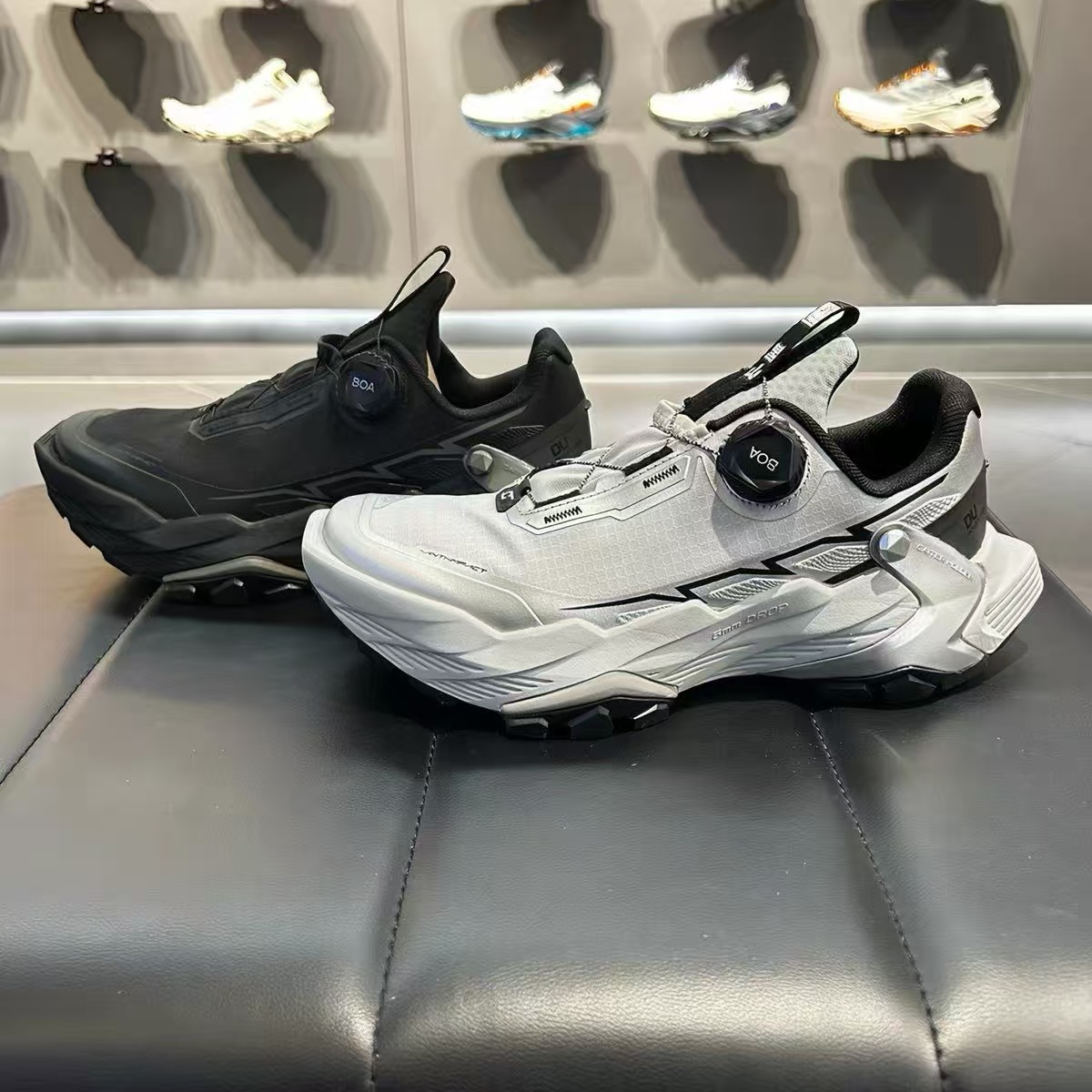 Putian Shoes Kaijia FUGA DU2 BOA Black Mountain DaPo Wang Men's and Women's Outdoor Trail Running Shoes, Non-Slip and Wear-Resistant Hiking Shoes