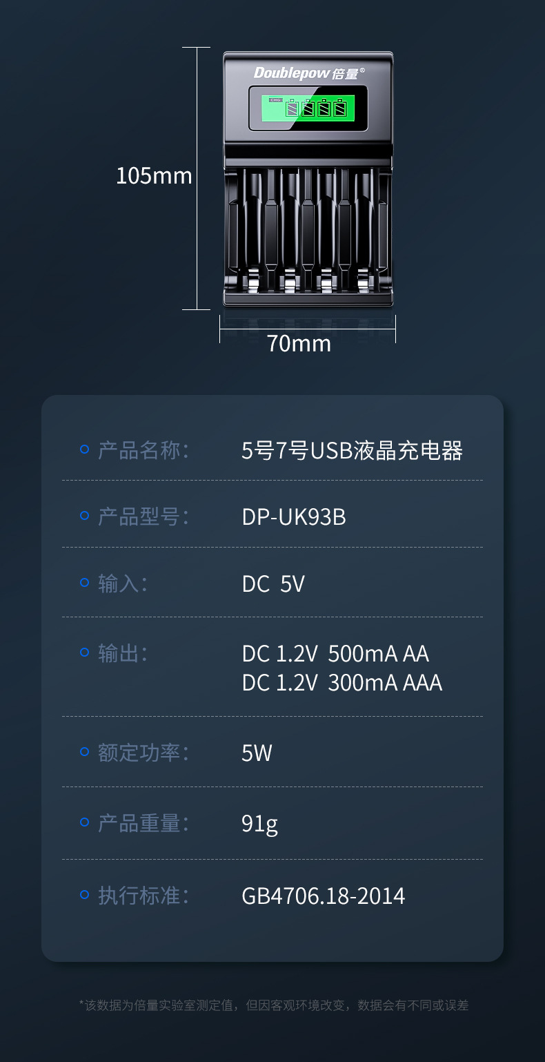 Double No. 5 Rechargeable Battery Large Capacity 1.2V Nickel Metal Hydride Aa 3300Mah No. 5 Toy Car Ktv Microphone Dedicated