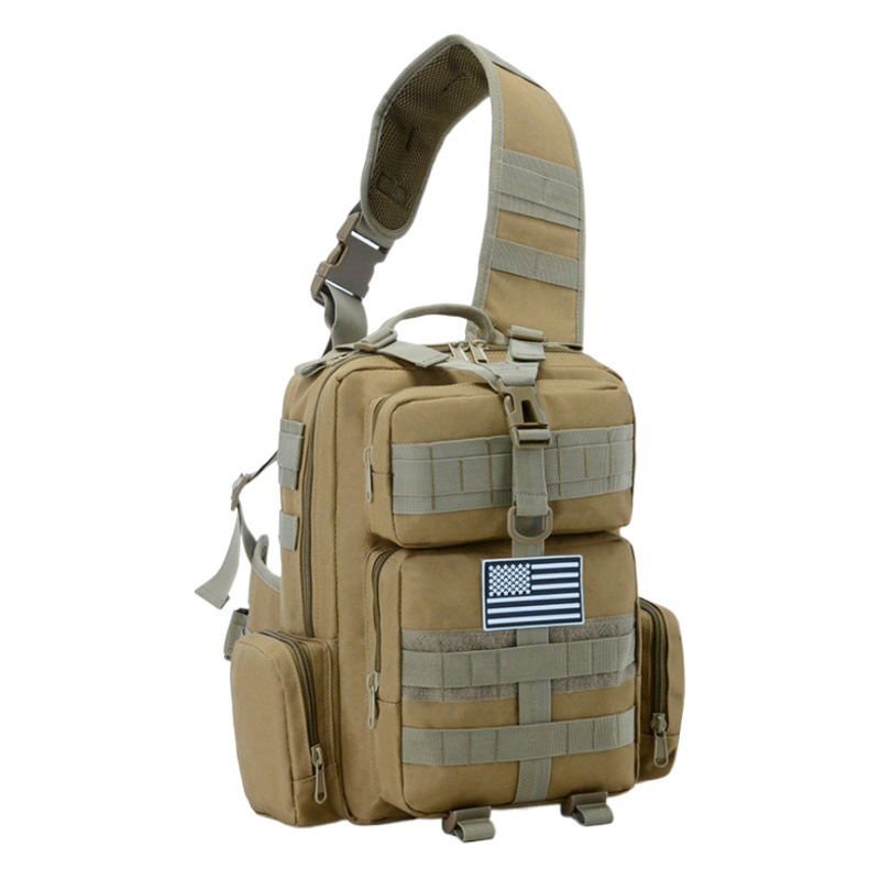 Bolso bandolera de gran capacidad para hombre, multifuncional, de camuflaje militar, táctico, para ciclismo y deportes al aire libre.