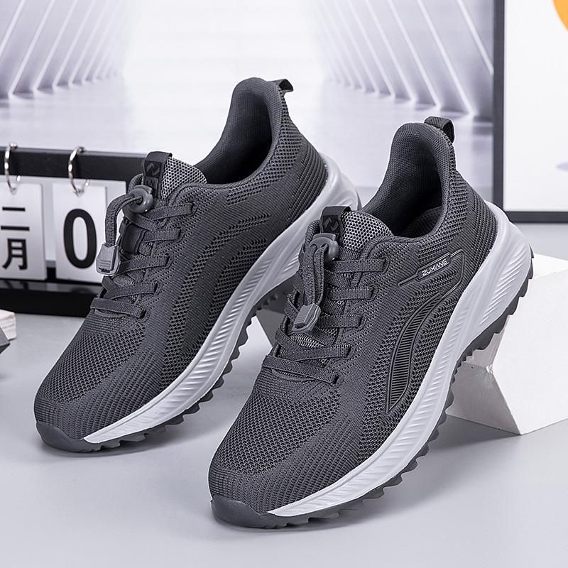 2025 cuatro estaciones zapatos de moda zapatos de mujer primavera zapatos de madres de mediana edad anti-derrapante impermeable zapatos deportivos casuales