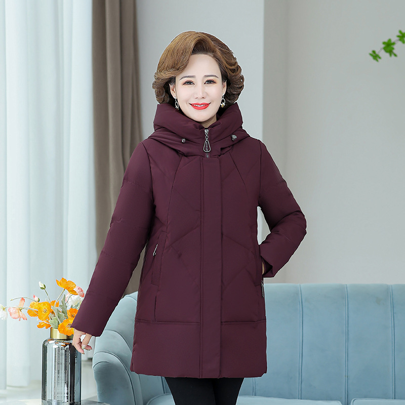 Quality winter elegant fashionable keep warm down jacket