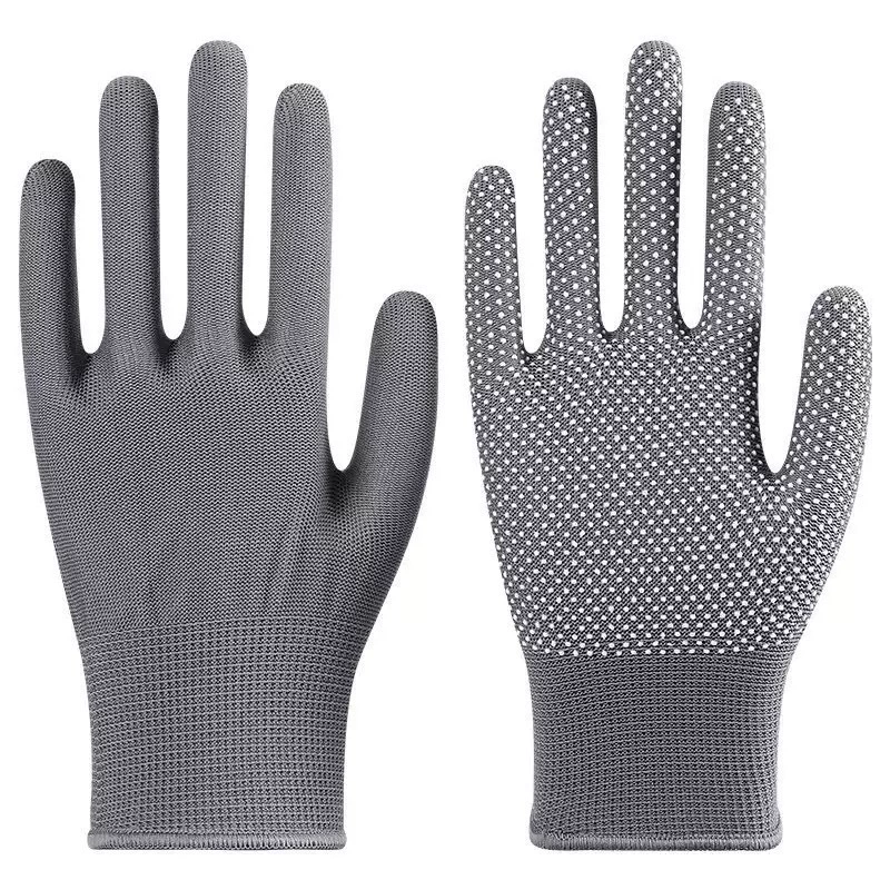 Nylon non-slip gloves, keep warm soft breathable pack, fingerless
