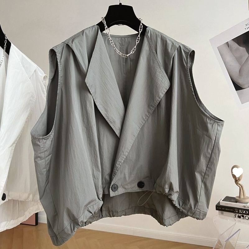 Plus-Size 150kg Summer Casual Loose Vest for Women 240 Turtle Shell Sleeveless Thin Jacket