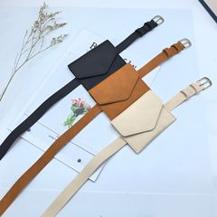 多色mini腰包 韩国网红精致时尚迷你方包 穿皮带装饰腰间挂包现货