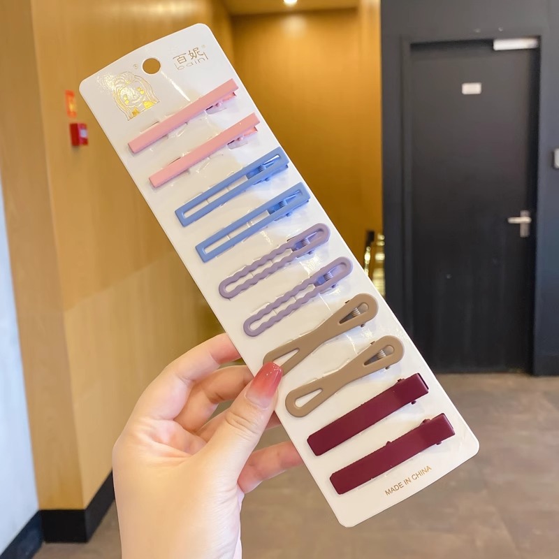 Horquilla de perlas, estilo ins, tocado coreano simple de nicho, clip de una palabra, clip lateral de flequillo simple, tocado