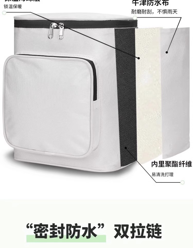 Electric car helmet hanging bag large battery car waterproof front pocket storage hanging bag artifact raincoat blocking bag