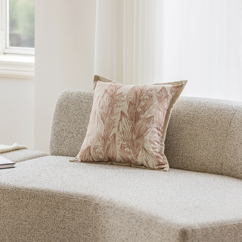 Light French chenille pillowcase wholesale light luxury living room sofa nap pillow tatami bed cushion lumbar support
