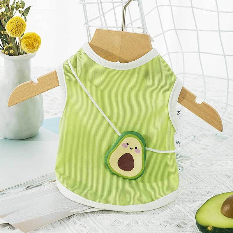Nueva primavera y verano cachorro lindo pequeño animal mochila chaleco mochila ropa de dos patas gato lindo ropa para mascotas