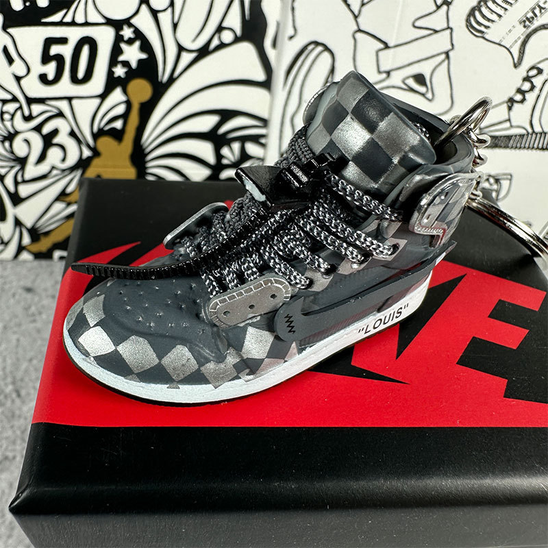 3.ow black and gray grid + box