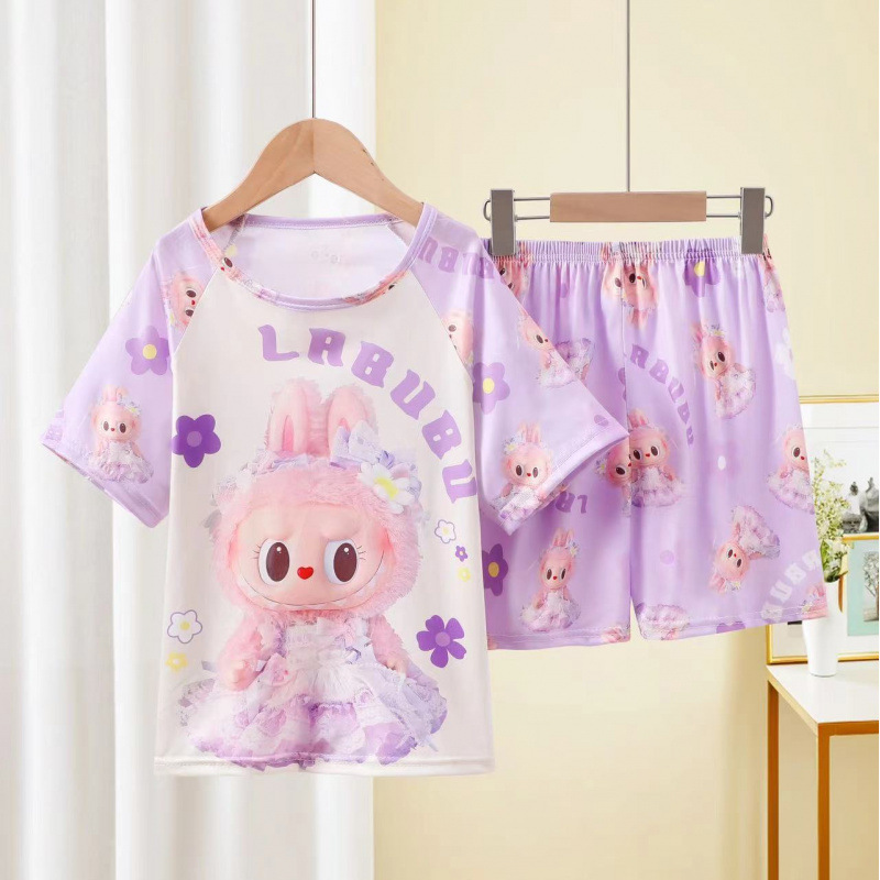 YB short set -5318#Purple Princess Bubu