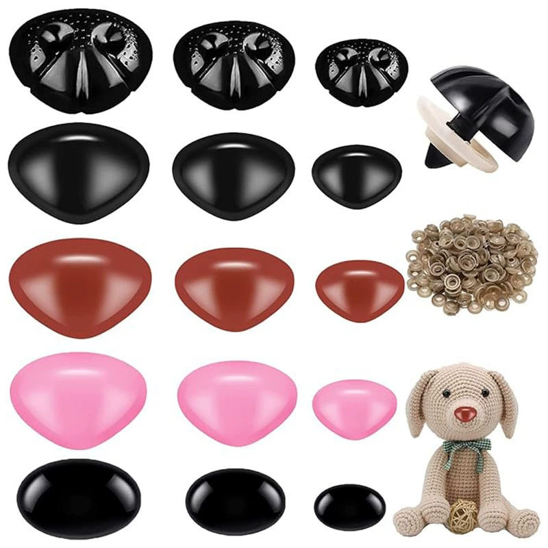 300 шт., аксессуары для кукол, красочные защитные глаза и нос, аксессуары для семейного отдыха «сделай сам», аксессуары для кукол