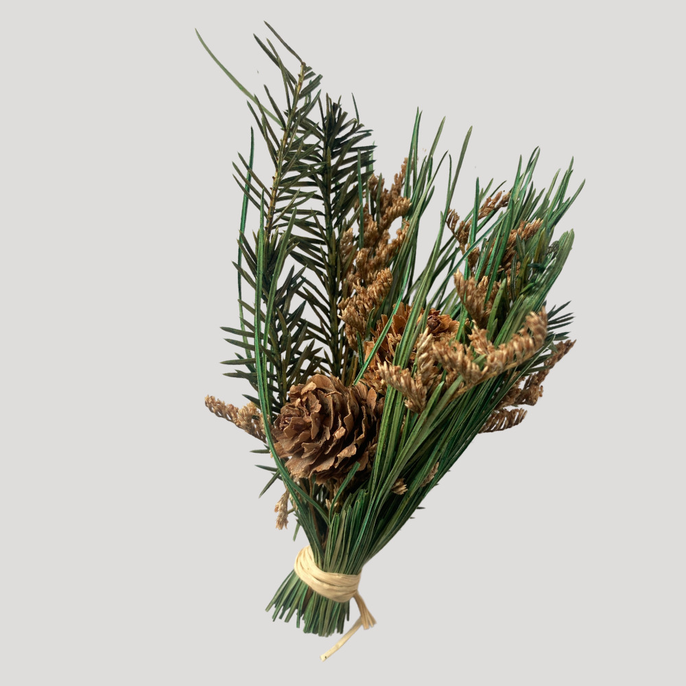 Mori Eternal Flower Mini Real Flower Dry Flower Ramo pequeño Accesorios Decoración hecha a mano Adornos de escritorio