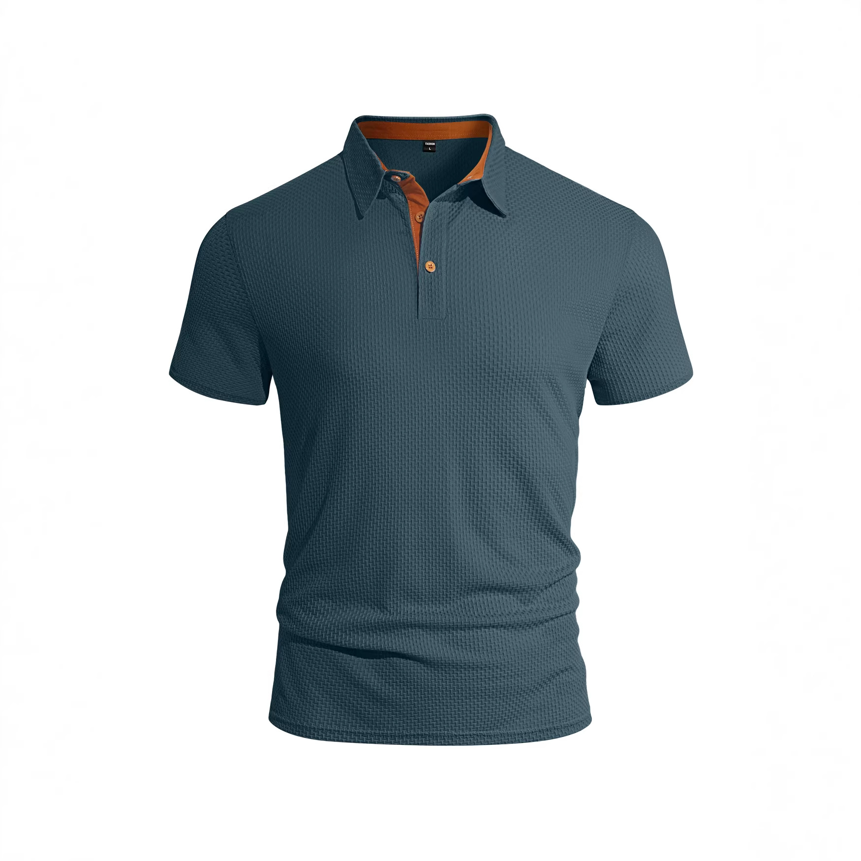 Ropa de hombre transfronteriza verano nuevo hombre europeo y americano Casual polo camiseta a rayas blusa con collar camiseta de manga corta europea