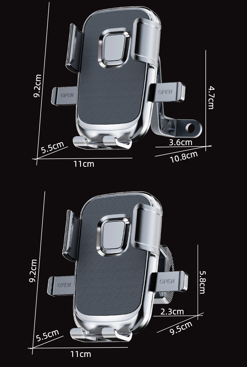 Newly Upgraded Universal Motorcycle and Tricycle Handlebar Phone Holder That Doesn'T Shake