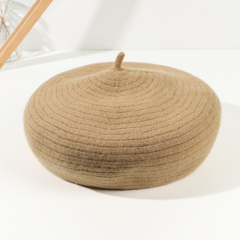 Otoño y invierno de moda de lana Boina niños retro sombrero japonés Inglés elegante sombrero pintor temperamento