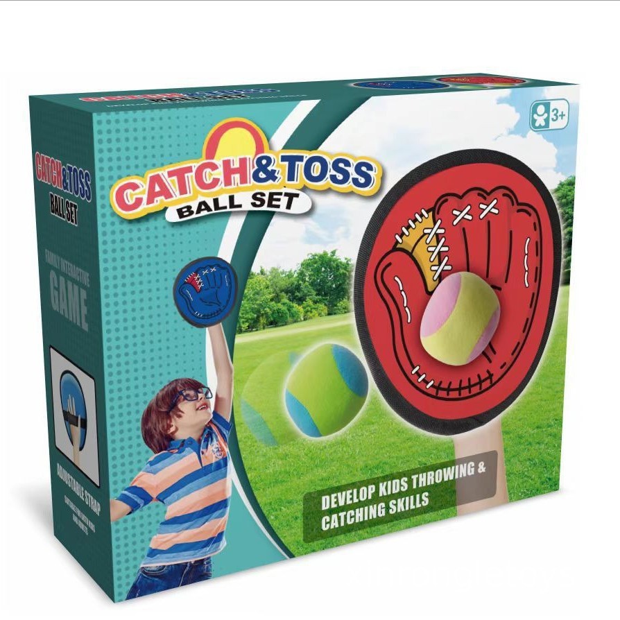 2025 transfronterizos al aire libre lanzamiento de pelota pegada raqueta lanzamiento de pelota juego de entrenamiento de reacción guantes de béisbol mano agarrar pelota