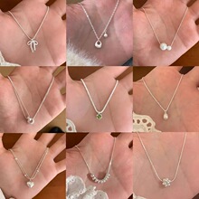 ����������������ŮS925��С����ƾ����������ճ��ٴ��ɫ����