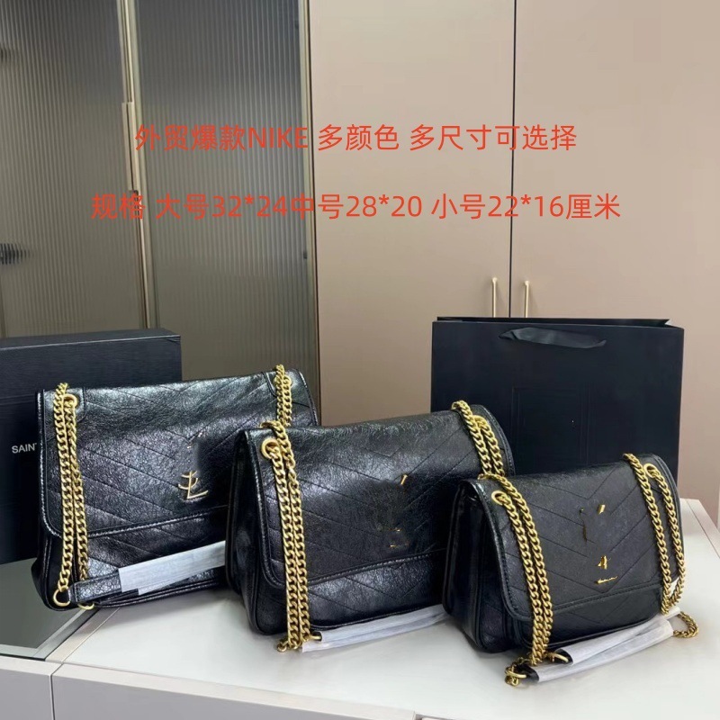 Popular Foreign Trade Niki Hobo Bag Quilted Shoulder Crossbody Bag Large Capacity Autumn and Winter New Chain Bag Popular Foreign Trade Niki Hobo Bag Quilted Shoulder Crossbody Bag Large Capacity Autumn and Winter New Chain Bag