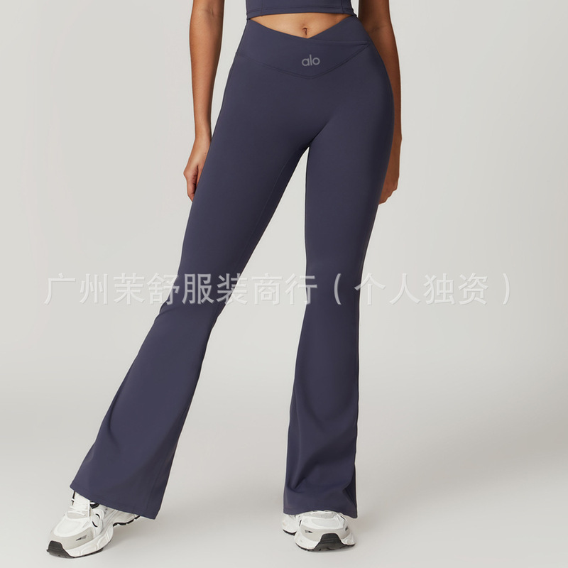 aloyoga官网紧身速干瑜伽套装外穿跑步运动短袖套装美背健身服女|undefined