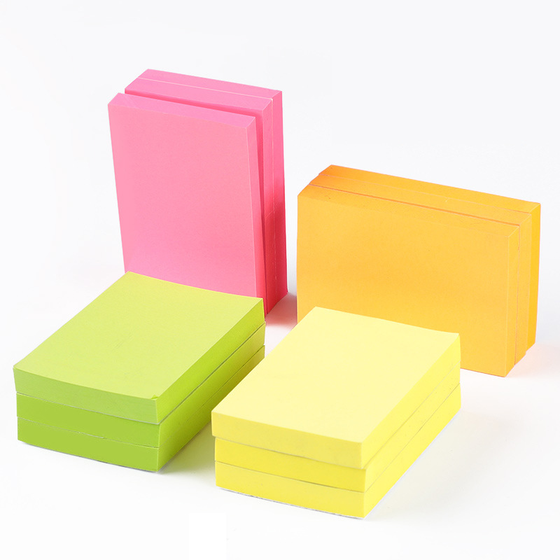 Notas adhesivas de colores, totalmente adhesivas, papel para notas adhesivas, blocs de notas adhesivas de bolsillo, notas adhesivas desprendibles para planificador, pegatinas para notas adhesivas.