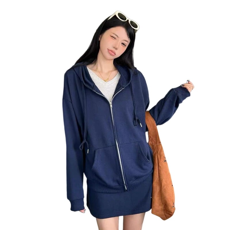In-Stock Al* Spring and Autumn Yoga Sports Casual Loose Zipper Women's Hooded Versatile Sweatshirt Cardigan Couple's Jacket In-Stock Al* Spring and Autumn Yoga Sports Casual Loose Zipper Women's Hooded Versatile Sweatshirt Cardigan Couple's Jacket