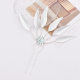 New Dai hairpin Peacock leaf alloy Diamond-embedded Thai ethnic style leaf hairpin Yunnan travel photo