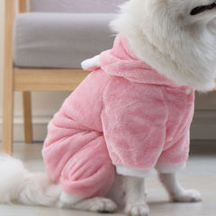 Dog clothes winter spring version quilted warm coral fur pig transformation suit cat clothes small dog pet clothing