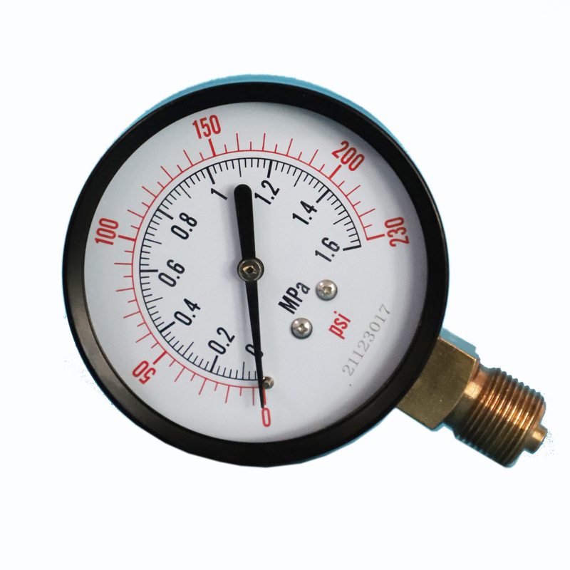 一般压力表Y50特种压力表雪浪仪器仪表普通表螺纹M10*1
