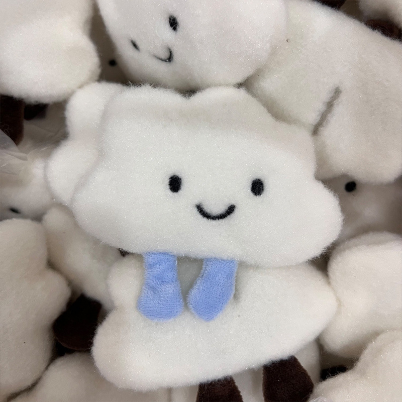 Bolsa de muñeca de peluche colgante llavero adorable broche accesorios llavero joyas colgante de peluche bolso escolar
