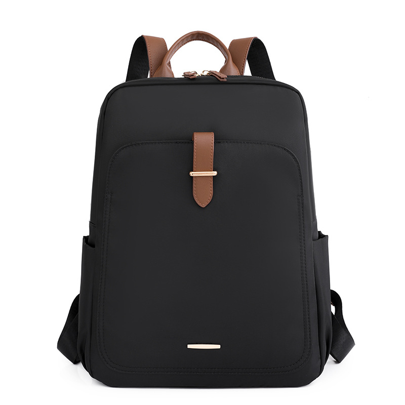 2022 nueva mochila de nailon casual para mujer, mochila para computadora de viaje de negocios simple y versátil, mochila escolar para estudiantes de secundaria