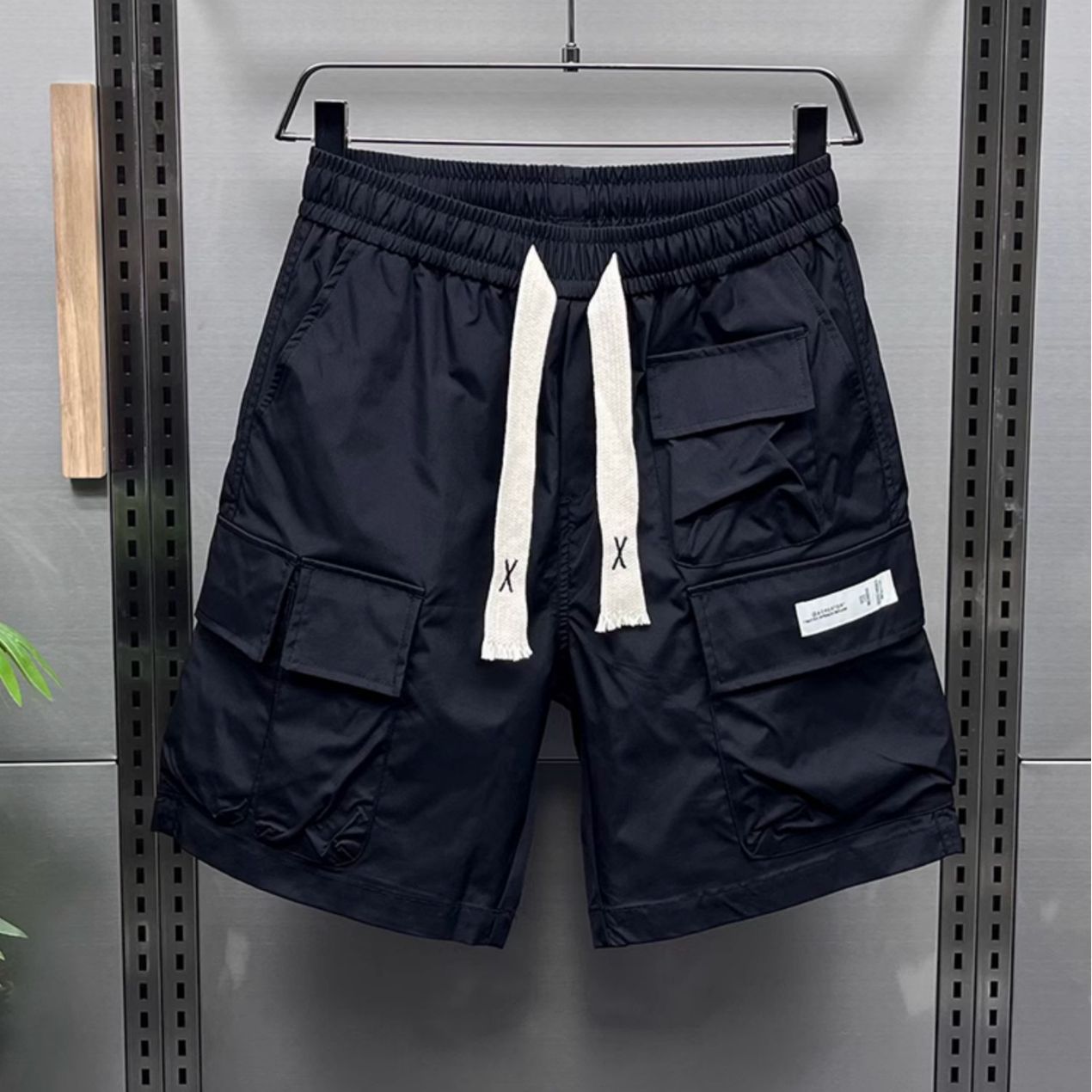 Trendy Brand Work Shorts Men's 2023 Summer New American Style Duffy Handsome Multi-Pocket Quick-Drying Shorts Breathable Straight Pants