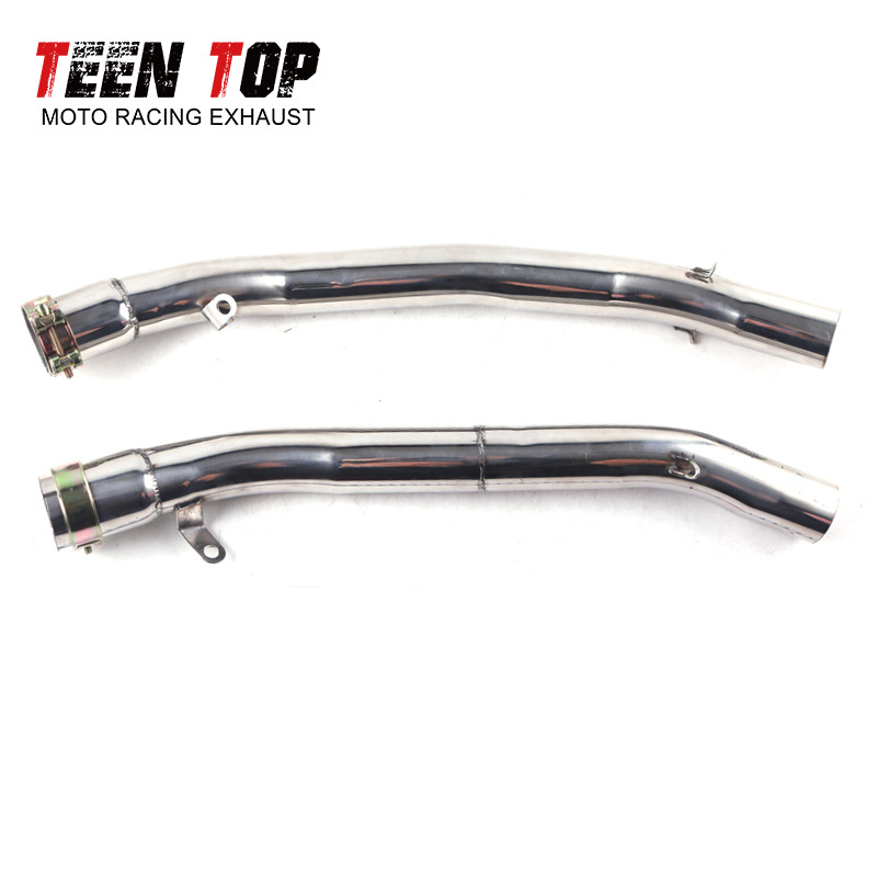 Motorcycle Zzr1400 Exhaust Pipe Kawasaki Zx14R Six-Eye Magic God Middle Section Exhaust Pipe Modification