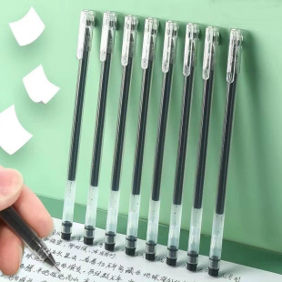 Large Capacity Giant Energy Writing Quick-dry Gel Pen Full Needle Pen Black Red Blue 0.5 Student Carbon Pen Signature Pen