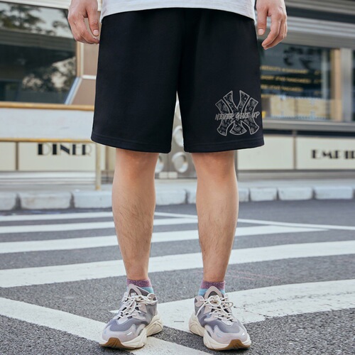 Korean-style men's five-pocket casual shorts, sporty breathable five-pocket shorts, beach shorts, plus-size short pants