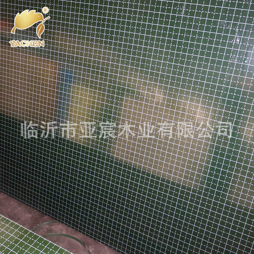 高层建筑36尺绿色PP覆膜建筑模板防水耐用