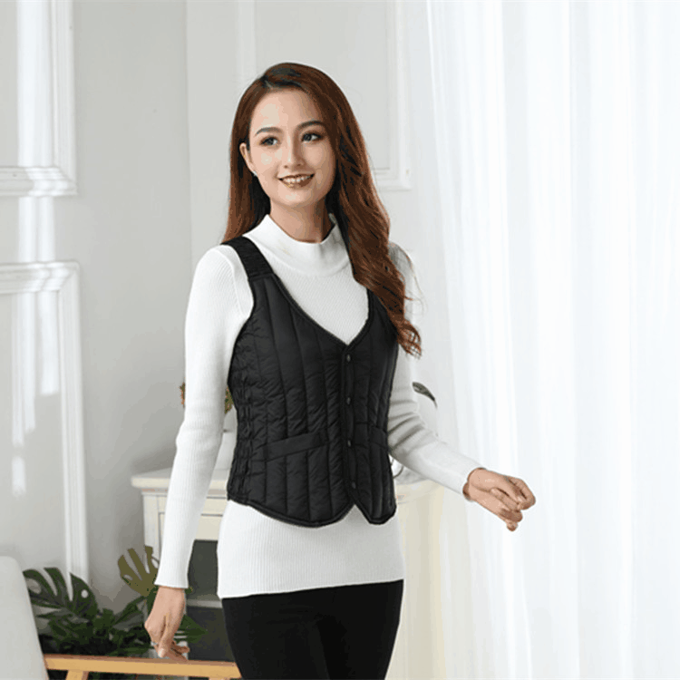 Хлопковый жилет-слинг с зажимом для лошади, приталенная верхняя одежда, зимняя одежда с эффектом памяти, Женское пальто с хлопковой подкладкой, короткое осенне-зимнее молодежное пальто