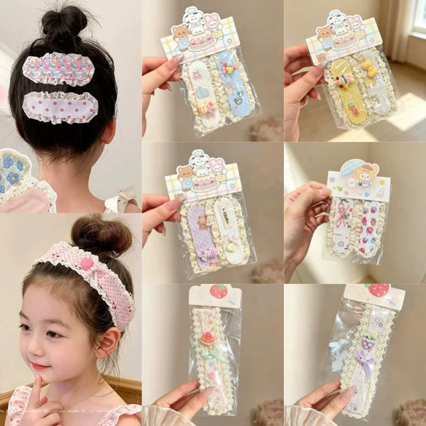 High-end children's magic hair clips for girls, a magic tool for tidying up stray hair, non-tightening magic hair accessories for babies, wholesale