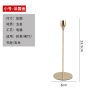 European -style iron candle table table Iron single -headed candlestick creative Nordic electroplated wedding golden candlestick ornament