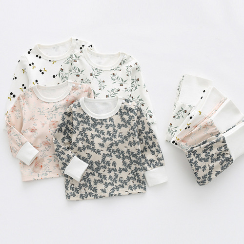 ins baby clothes set autumn clothes autumn trousers split autumn clothes  new baby autumn children's clothing pajamas clothes