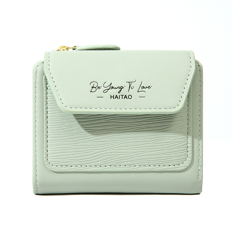 Nueva cartera de las mujeres de costura corta patrón titular de la tarjeta 2023 verano simple transfronteriza monedero fuente fabricante