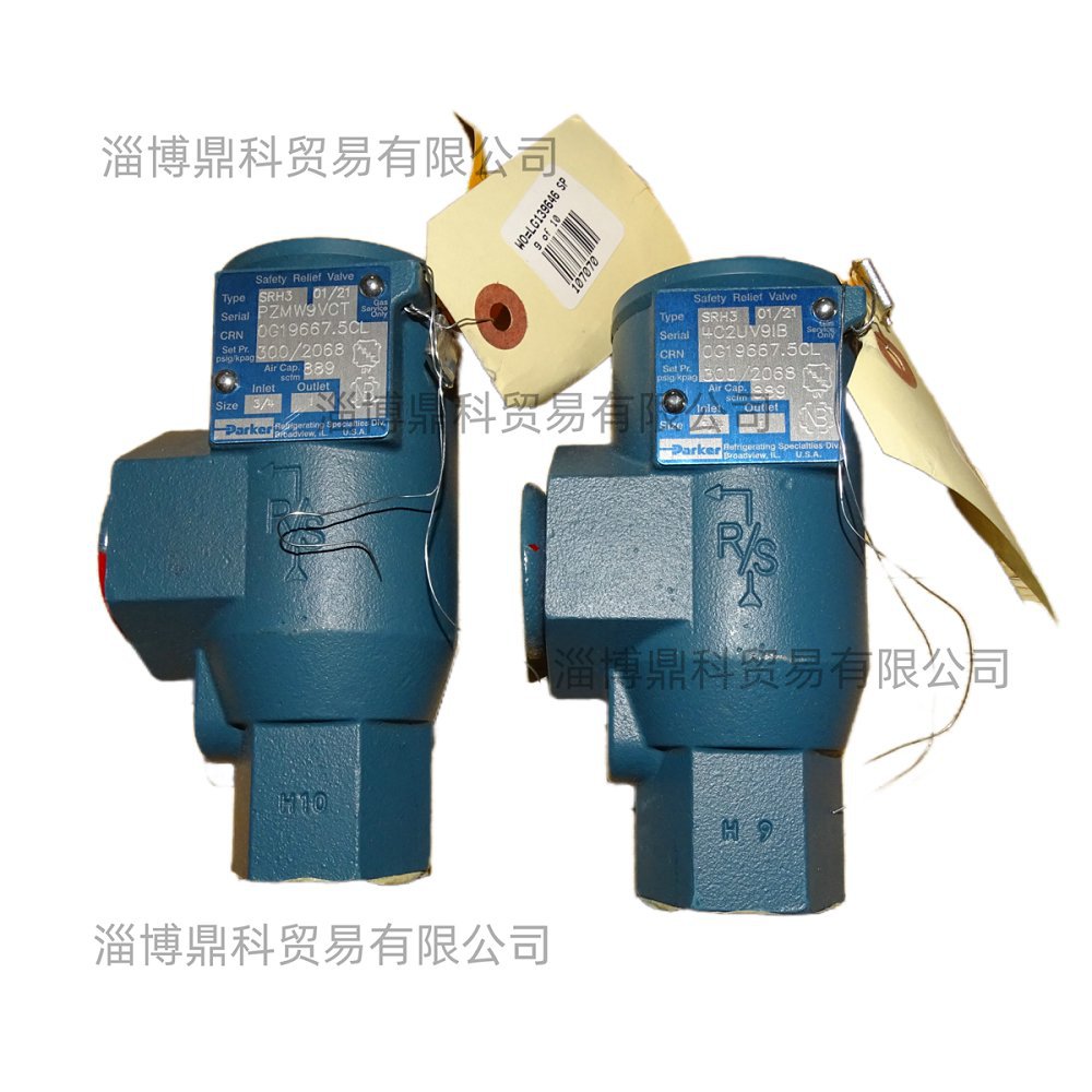 PARKER派克正品SRH3 3/4 325PSIG 107577安全制冷阀气动阀门