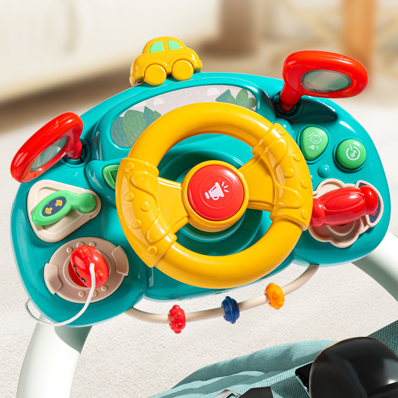 Baby Stroller Steering Wheel Children's Stroller Multifunctional Pendant Baby Simulation Driving Early Education Educational Toy