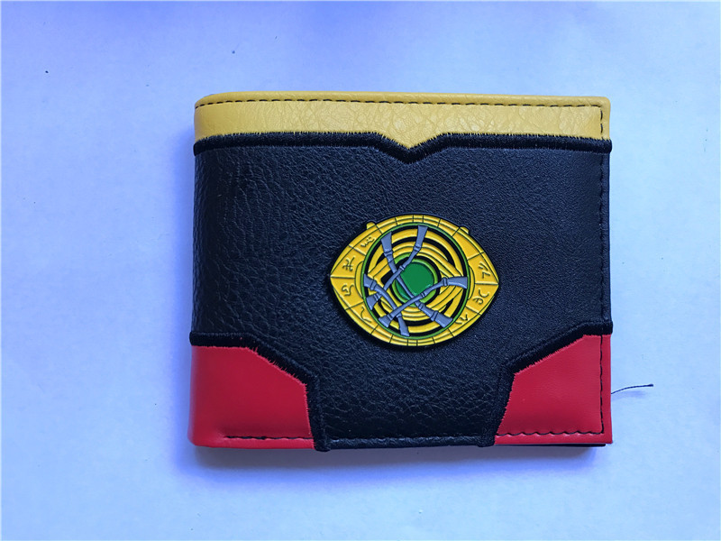 Estudiante de los hombres y las mujeres corto de metal monedero titular de la tarjeta