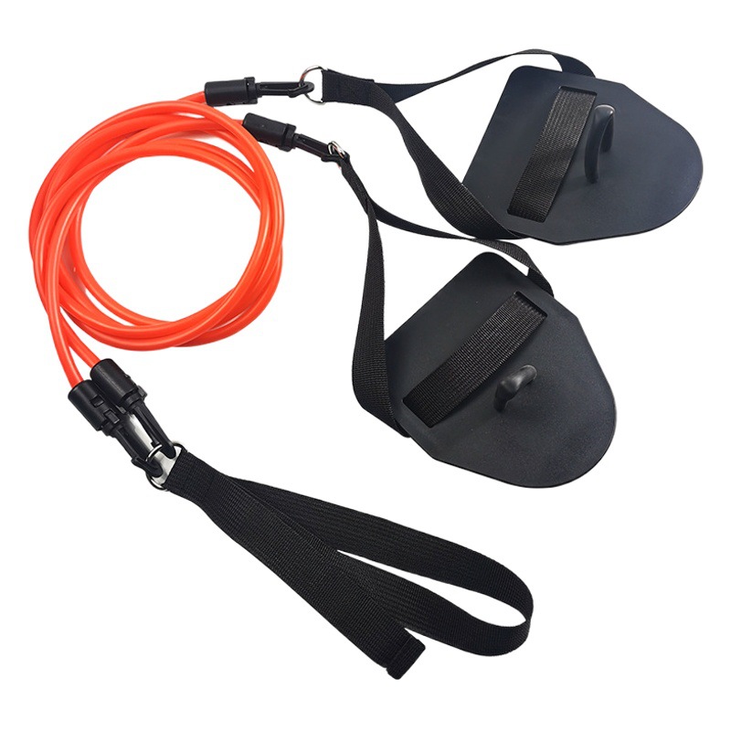 Tierra natación entrenamiento dispositivo de tensión palmeada resistencia cuerda banda de tensión fitness banda elástica tensión cuerda brazo fuerza entrenador