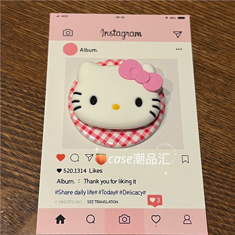 【バブルソーユニバーサル】ハローキティ マグネットスタンド KTキャット 格納式エアバッグ ペーストスタンド 取り外し可能|undefined