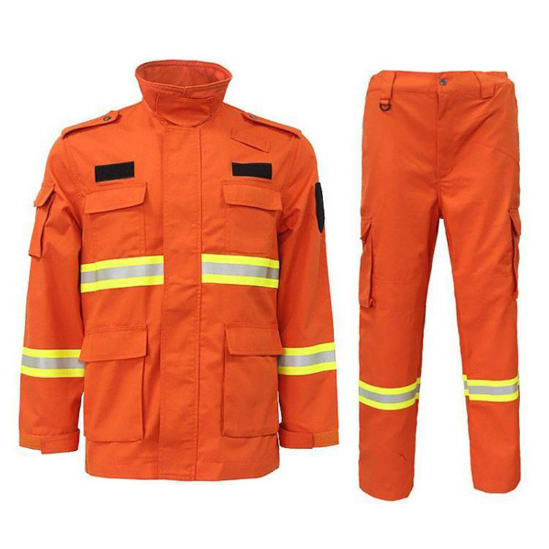 消防抢险芳纶指挥服森林救援分体式避火服阻燃隔热防护服