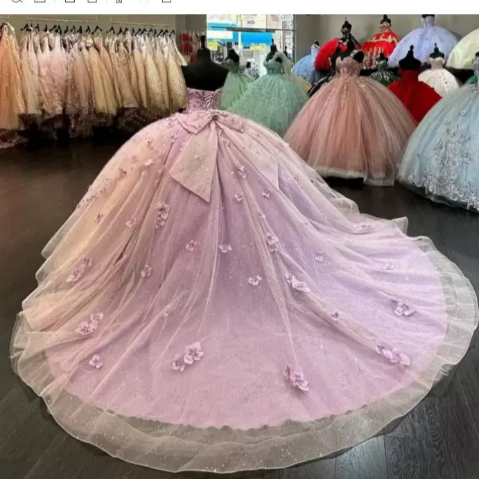 欧美亚马逊彩纱2026新款蓬蓬纱声乐艺考舞会礼服抹胸婚纱